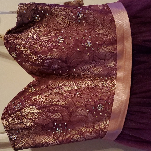 Women's size 4 Rachel Allan Princess Dress - Picture 2 of 5